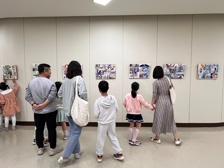 (사진)하남 미사도서관, ‘미래의 강풀’을 만나는 애니갤러리 개최.JPG