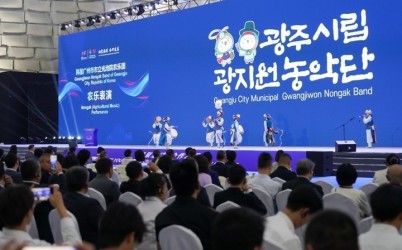 광주시립광지원농악단, 중국 쯔보시에서 한국 전통문화의 진수 선보여 (5) (1).jpg width: 100%; height : 150px