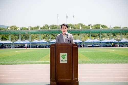 (사진1)조성대 남양주시의회 의장, 2025년 제15회 한마음 시각장애인 생활체육대회 참석.jpg