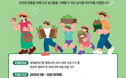 (0609)[농생명정책과]남양주시, “농식품 바우처 신청하세요”…먹거리 안전망 강화(포스터).jpg width: 100%; height : 150px