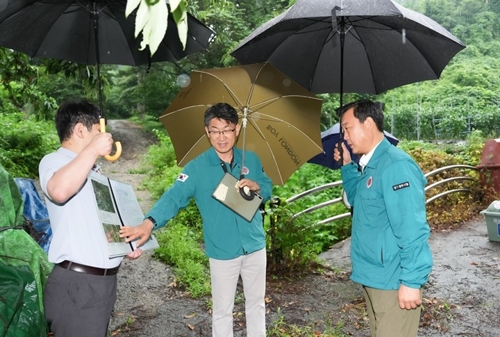 광주시, 집중호우 대비 재해위험지역 현장점검 실시