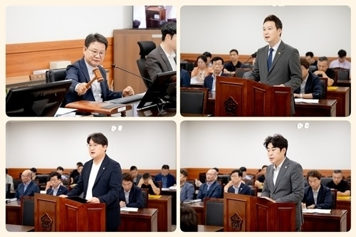 (사진1)남양주시의회 도시교통위원회, 제313회 임시회 의원발의 조례안 심사.jpg