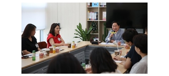 주광덕 남양주시장, 고교 학부모회장단과 ‘…