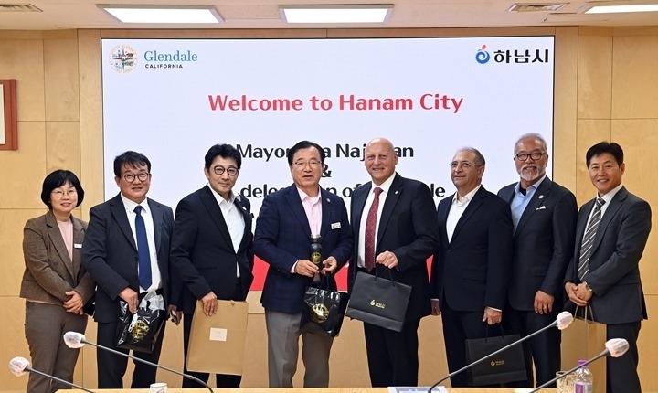 (사진1)하남시-美 글렌데일시 대표단과 교류 시작 글로벌 문화 국제교류 협력 논의.jpg