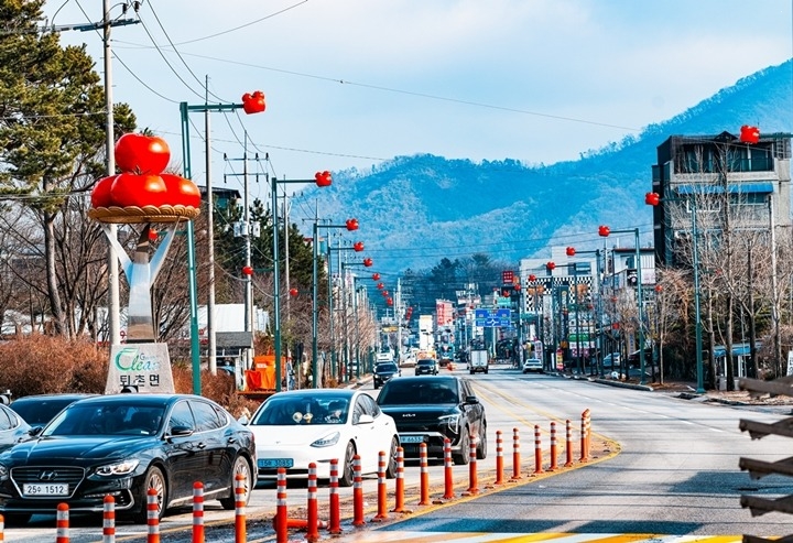 광주시, 퇴촌면 광동리에 ‘토마토 디자인 가로등’ 41기 설…