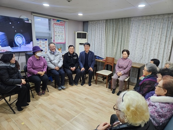 광주시 오포1동, 새해 맞아 경로당 순회