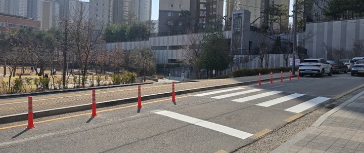 광주시, 태전 한아람공원 일대 보행환경 개선…횡단보도 신설 …