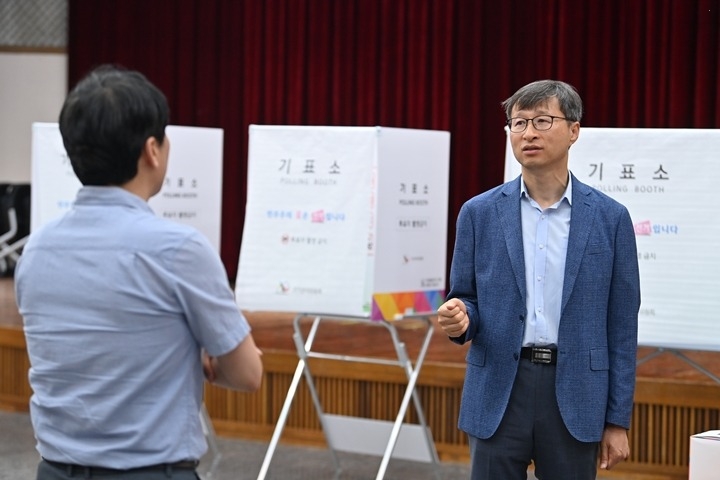 하남시 부시장, 지방선거 앞두고 투표소 현장 점검