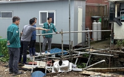 (사진1)이현재 하남시장 호우 피해 대응 위한 재해예찰 활동 나서.jpg width: 100%; height : 150px