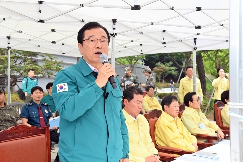 (사진3)하남시, IBK기업은행 하남데이터센터서 민·관·군·경·소방 통합방호훈련.jpg