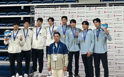 광주시청 직장운동경기부, 전국체육대회서 금메달 2개·은메달 1개 획득(펜싱팀).jpg width: 100%; height : 150px